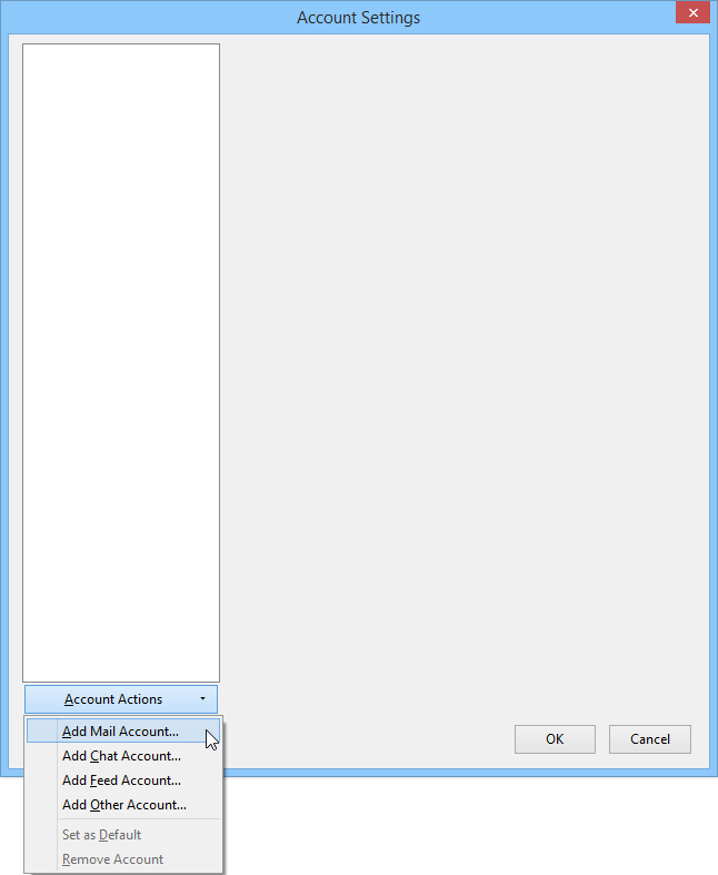 Add Mail Account