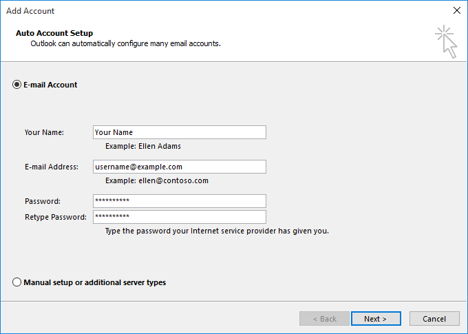 E-mail Account