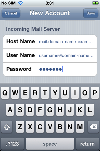 Incoming Mail Server