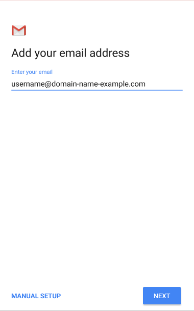 Add your email address
