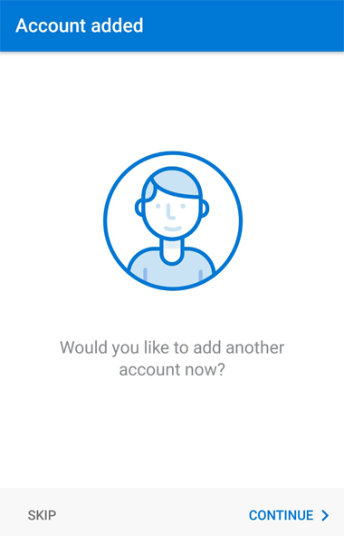 account added