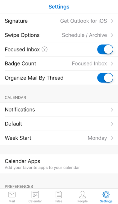 Focused Inbox