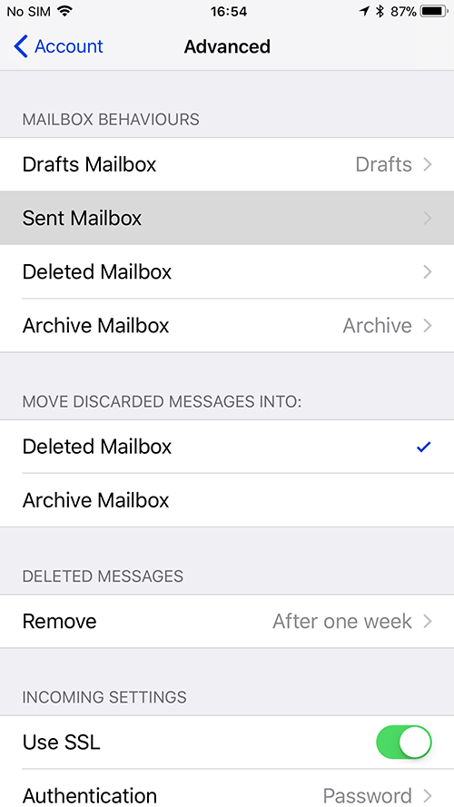 Mailbox Behaviours