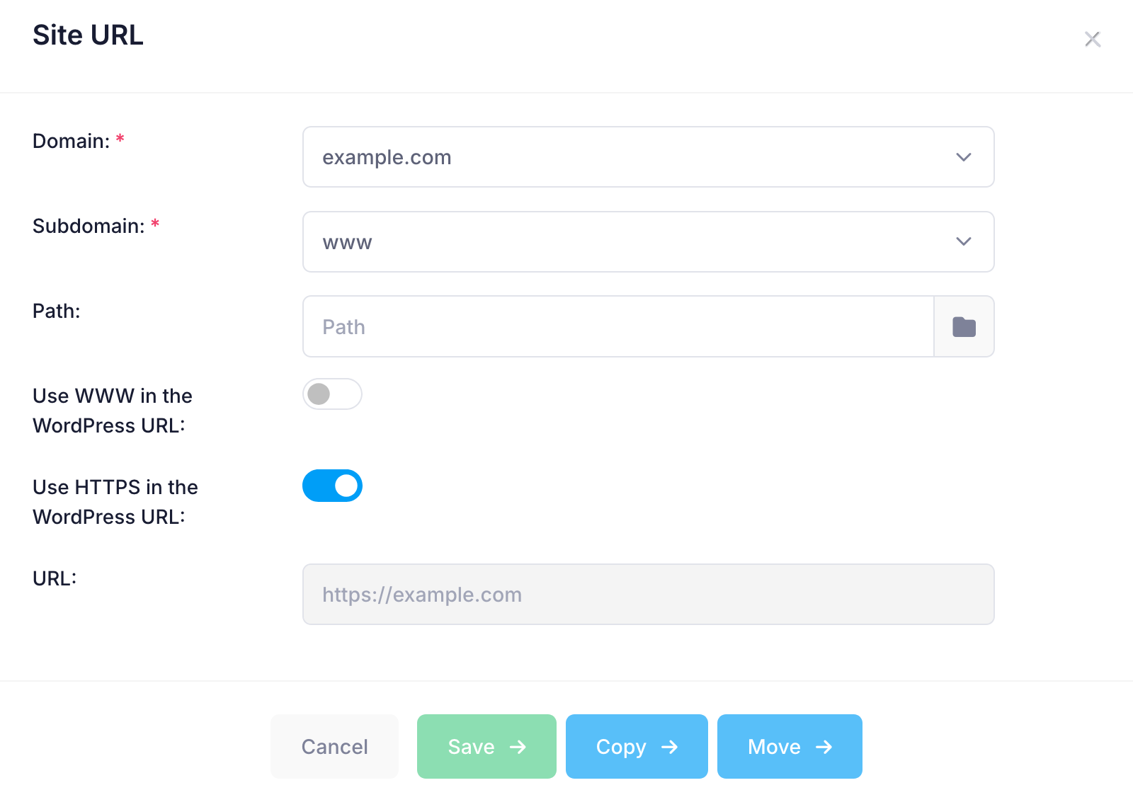 WordPress Site URL WordPress Site URL