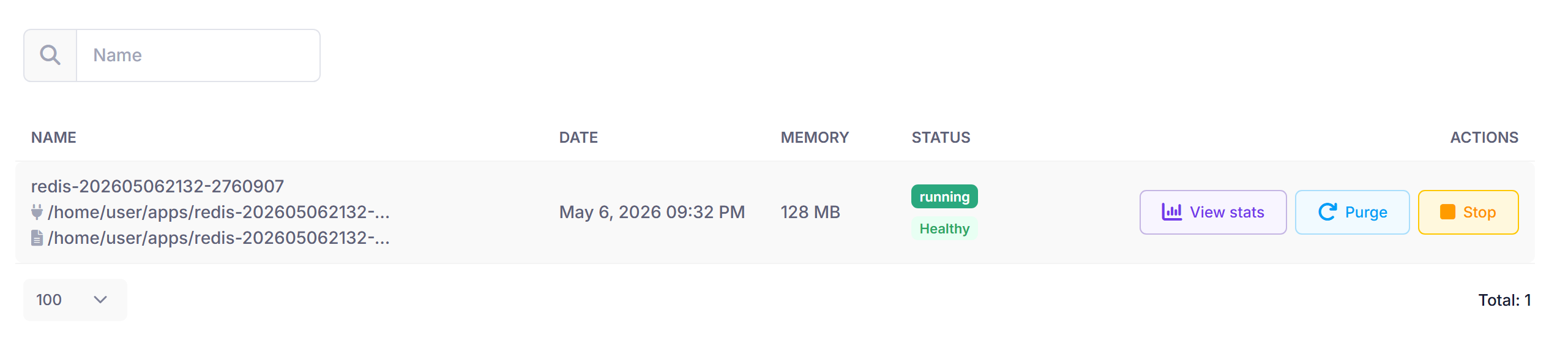 Redis Status